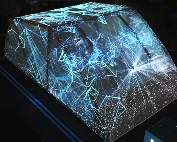 intel CES immersive mapping vehicule autonomous animation 3D city simulation lidar